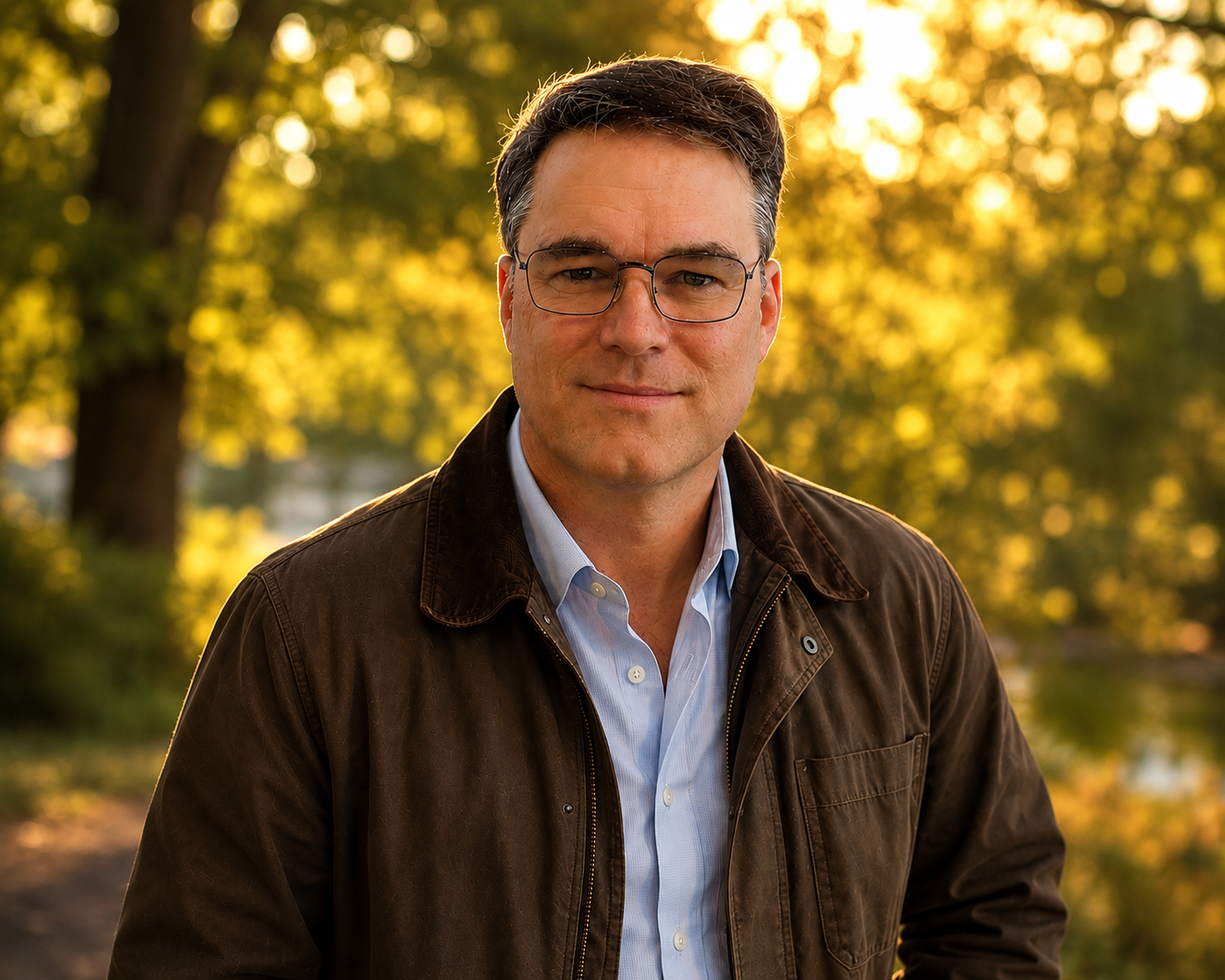 Portrait of Jonathan Thorp outdoors